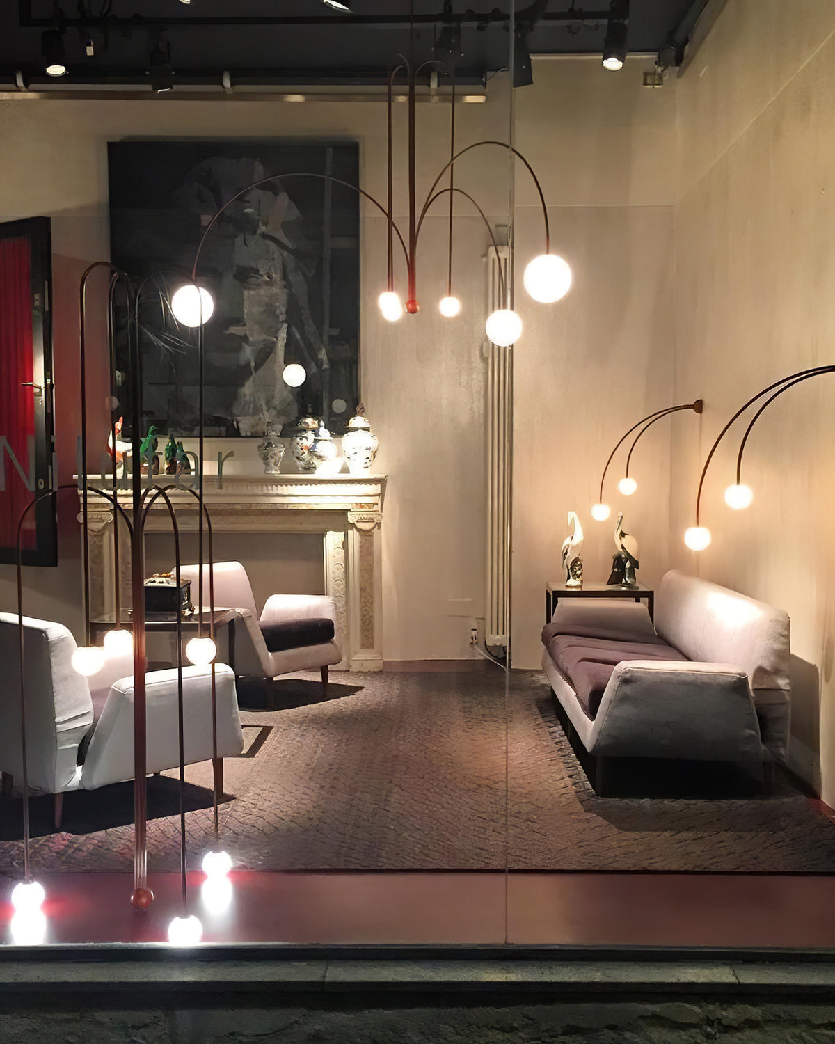 Modern Comet Chandelier