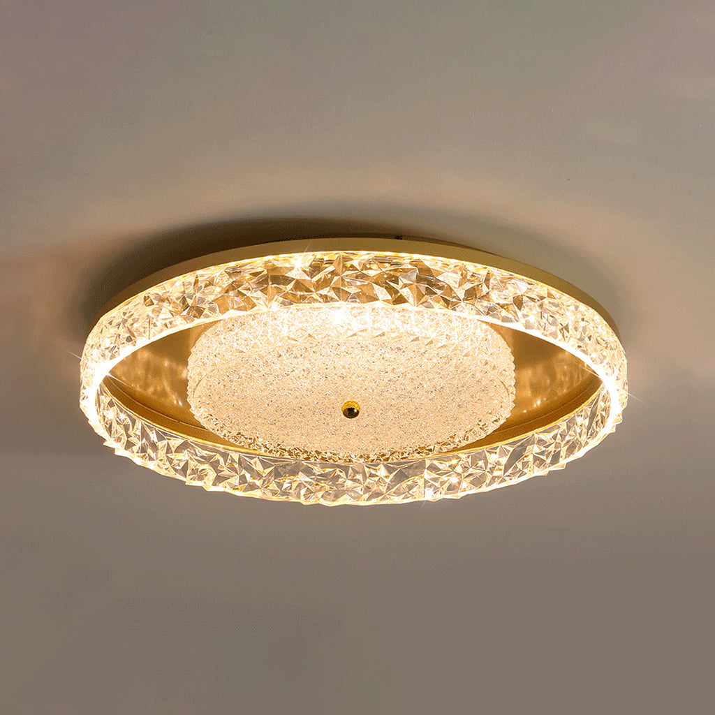Crystal Embedded Ceiling Light