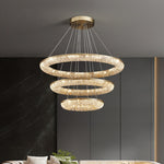 Round Ring Crystal Chandeliers