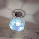 Ava Murano Disc Glass Chandelier