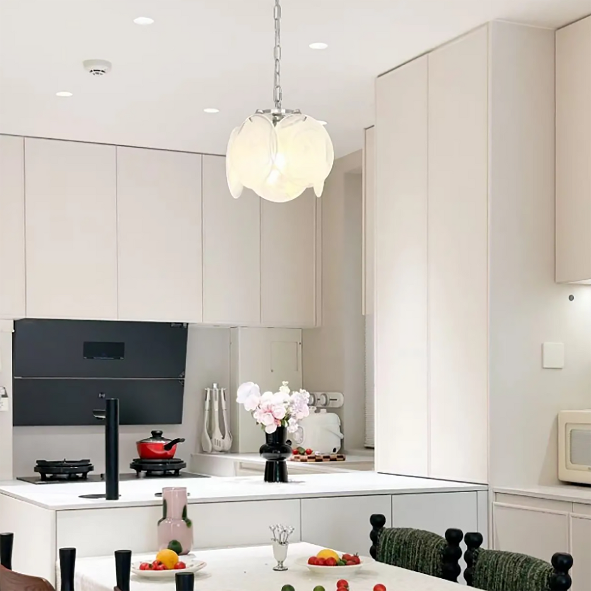 Handmade Murano Disc Glass Chandelier