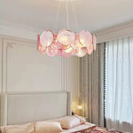 Vistosi Murano Disc Glass Chandelier