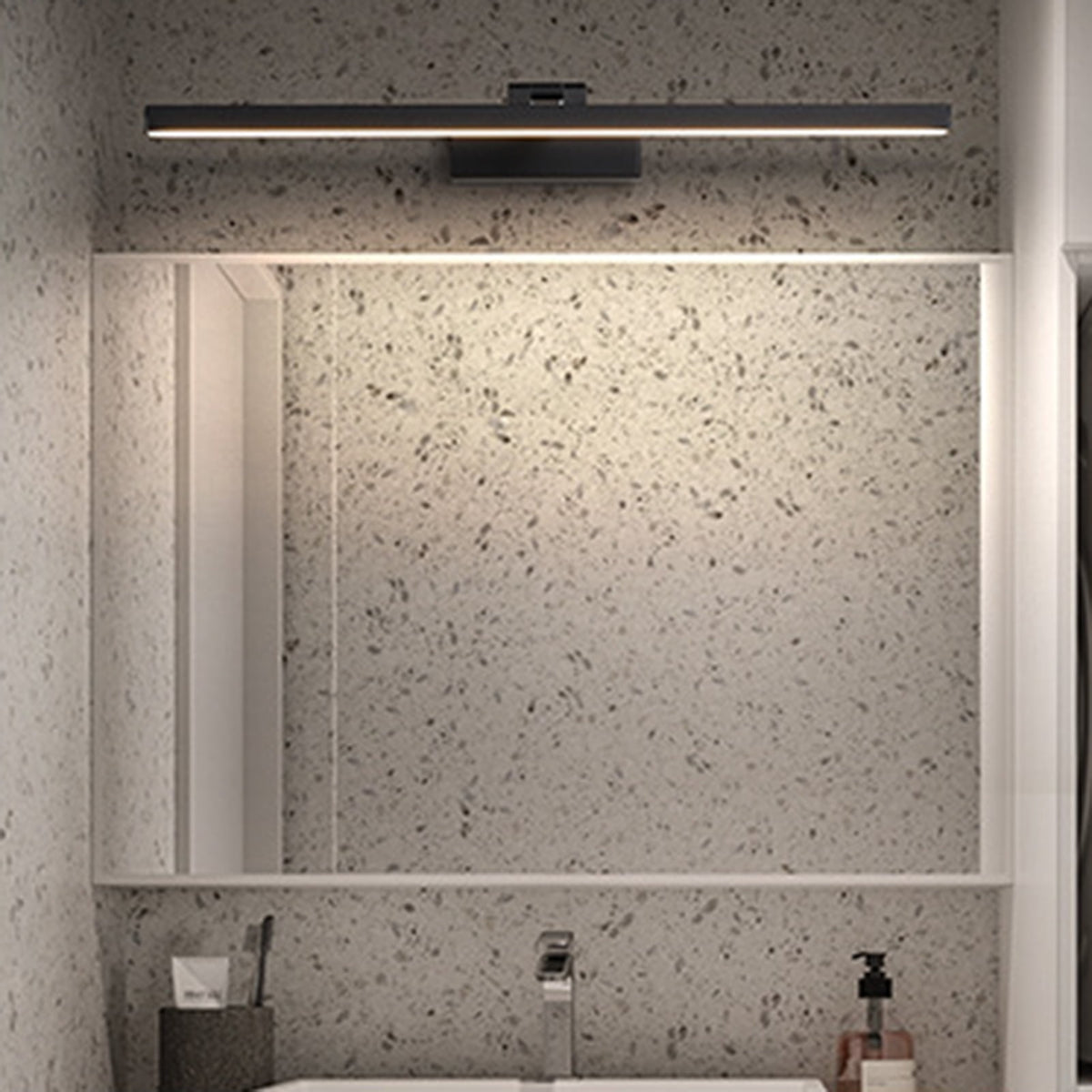 Metal linear Shade Mirror Wall Lamp