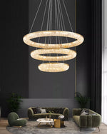 Round Ring Crystal Chandeliers