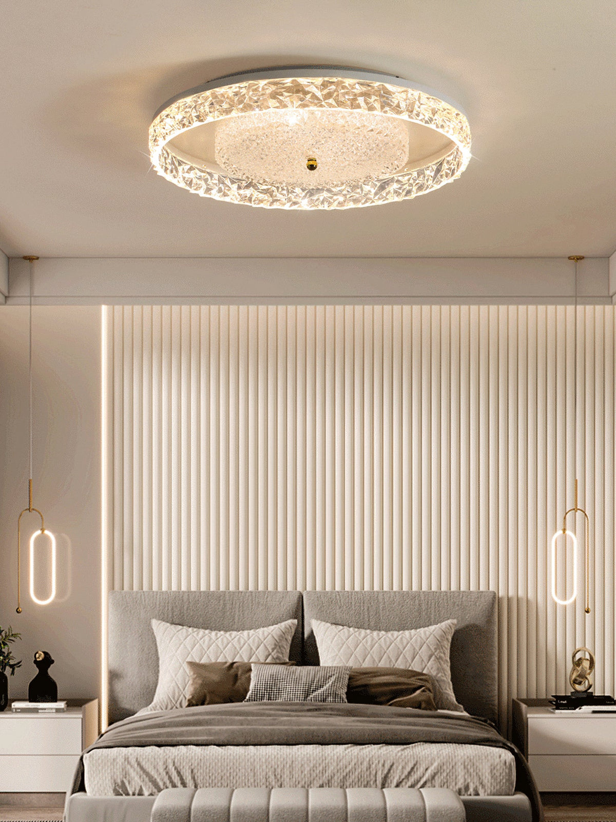 Crystal Embedded Ceiling Light