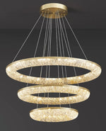 Round Ring Crystal Chandeliers