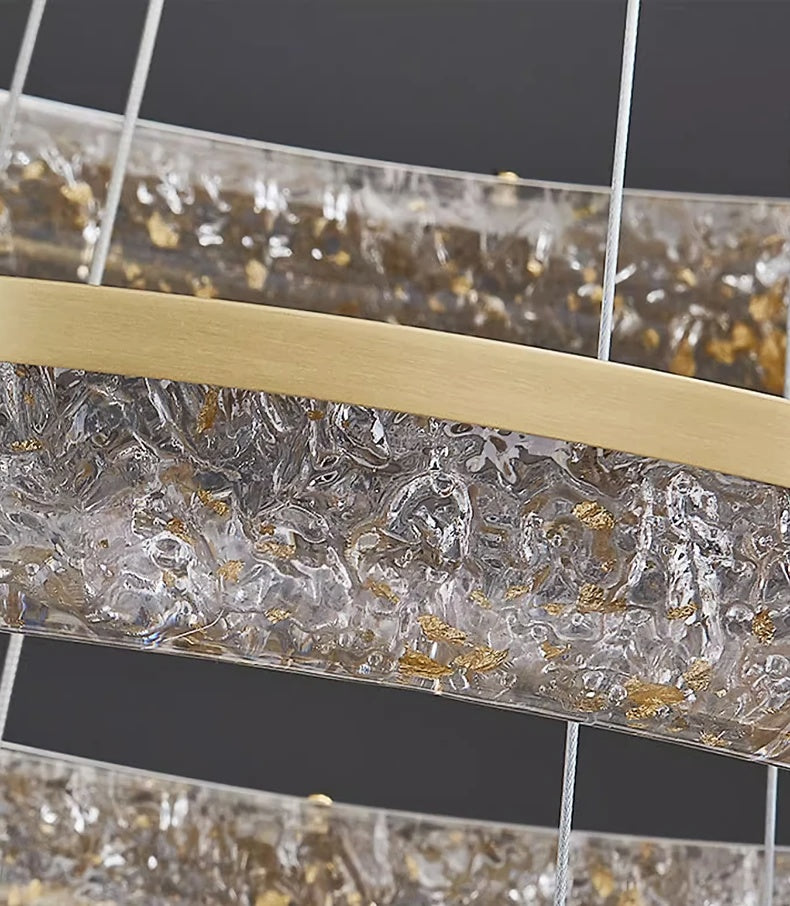 Round Ring Crystal Chandeliers