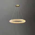 Round Ring Crystal Chandeliers