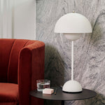 Flowerpot Semi-Circle Table Lamp