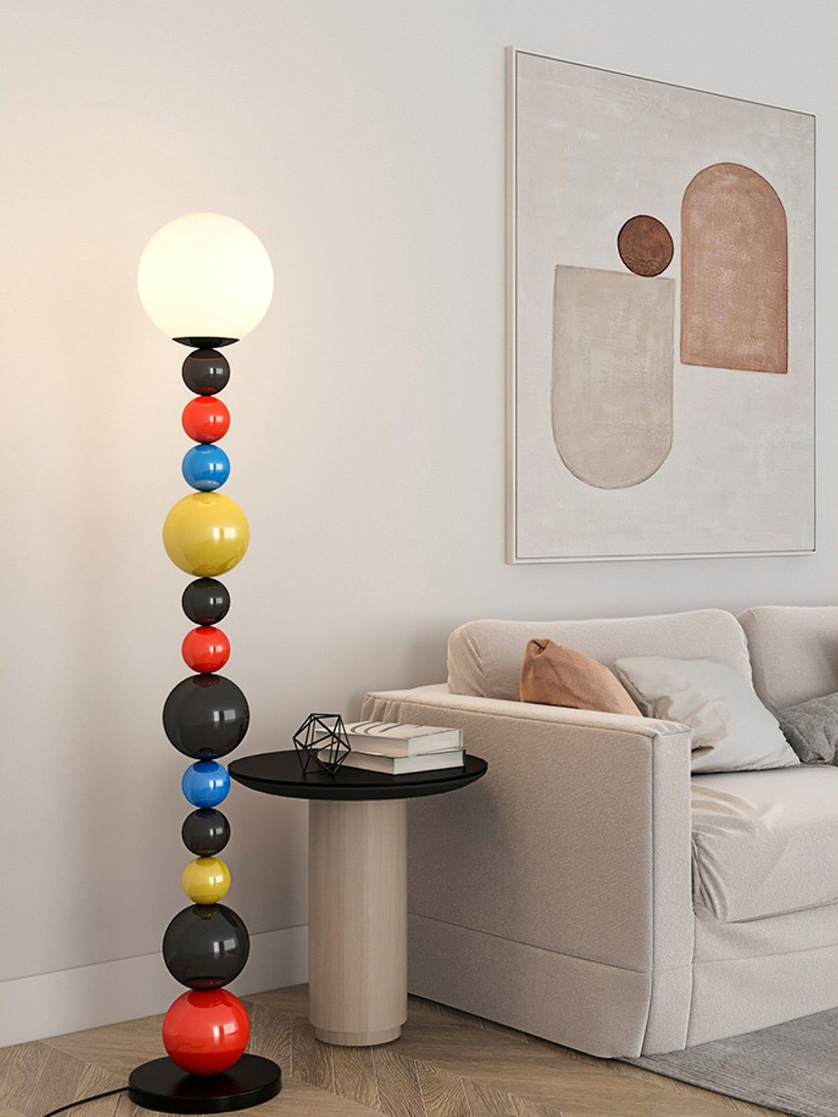 Round Balls Stacking Floor Lamp