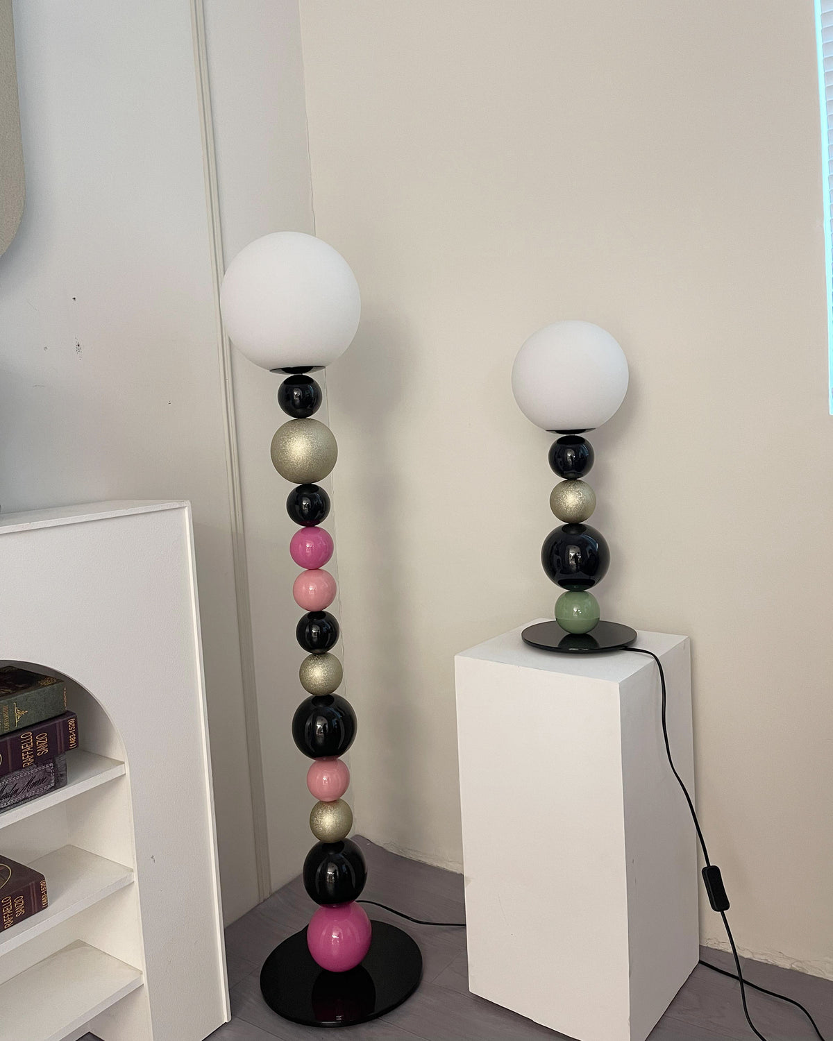 Round Balls Stacking Floor Lamp