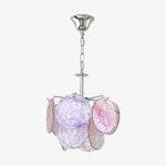 Season Murano Disc Glass Chandelier