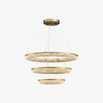 Round Ring Crystal Chandeliers