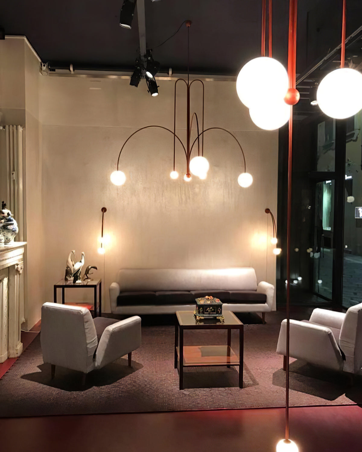 Modern Comet Chandelier