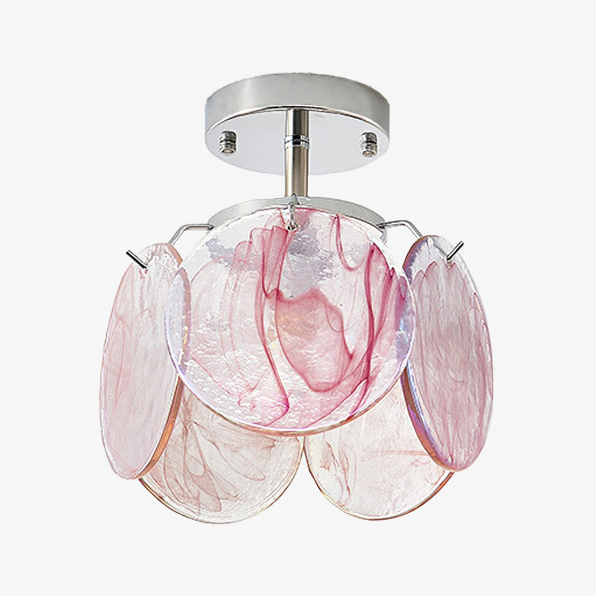 Ava Murano Disc Glass Chandelier