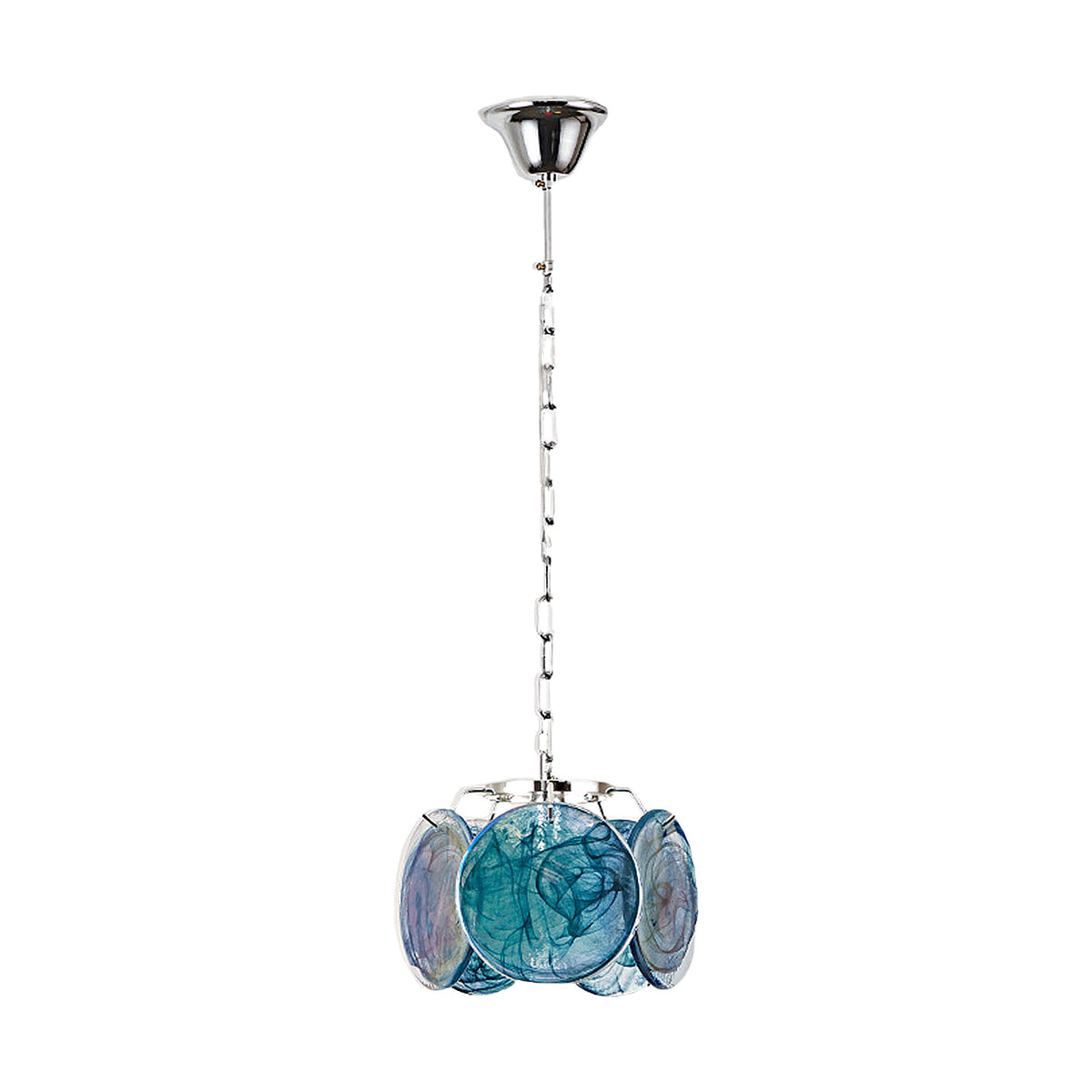 Handmade Murano Disc Glass Chandelier