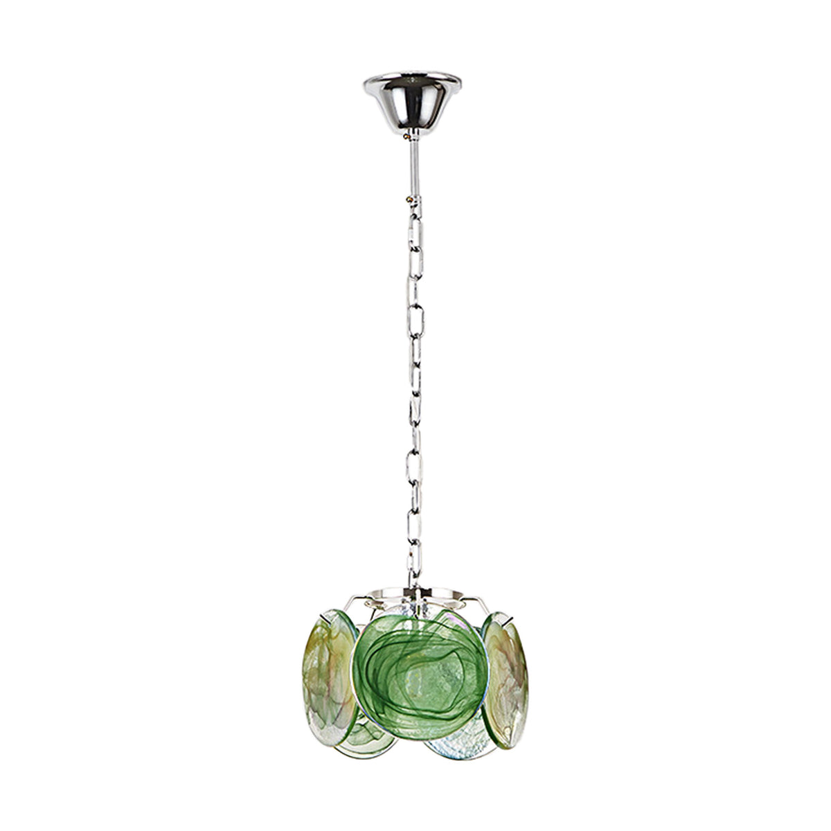 Handmade Murano Disc Glass Chandelier