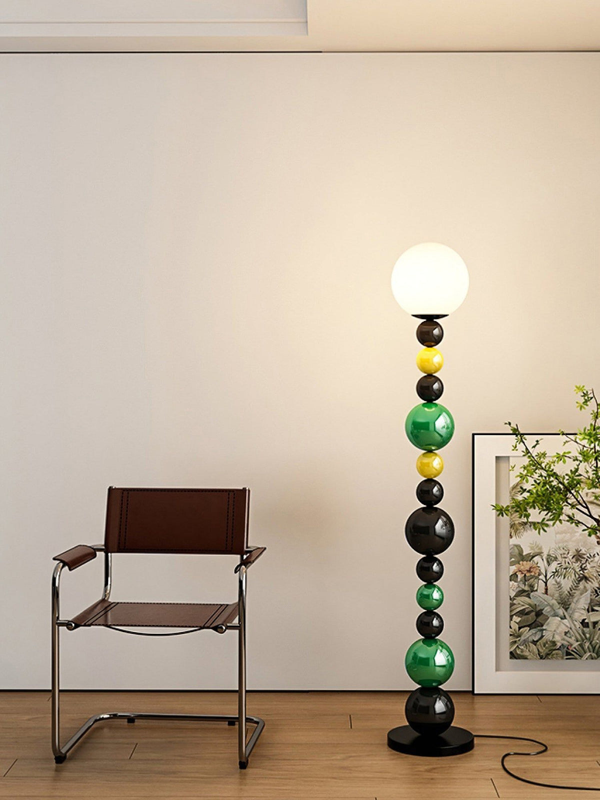 Round Balls Stacking Floor Lamp