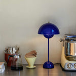 Flowerpot Semi-Circle Table Lamp