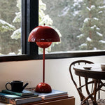 Flowerpot Semi-Circle Table Lamp