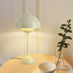 Flowerpot Semi-Circle Table Lamp