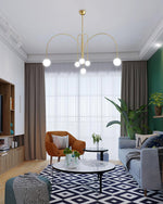 Modern Comet Chandelier