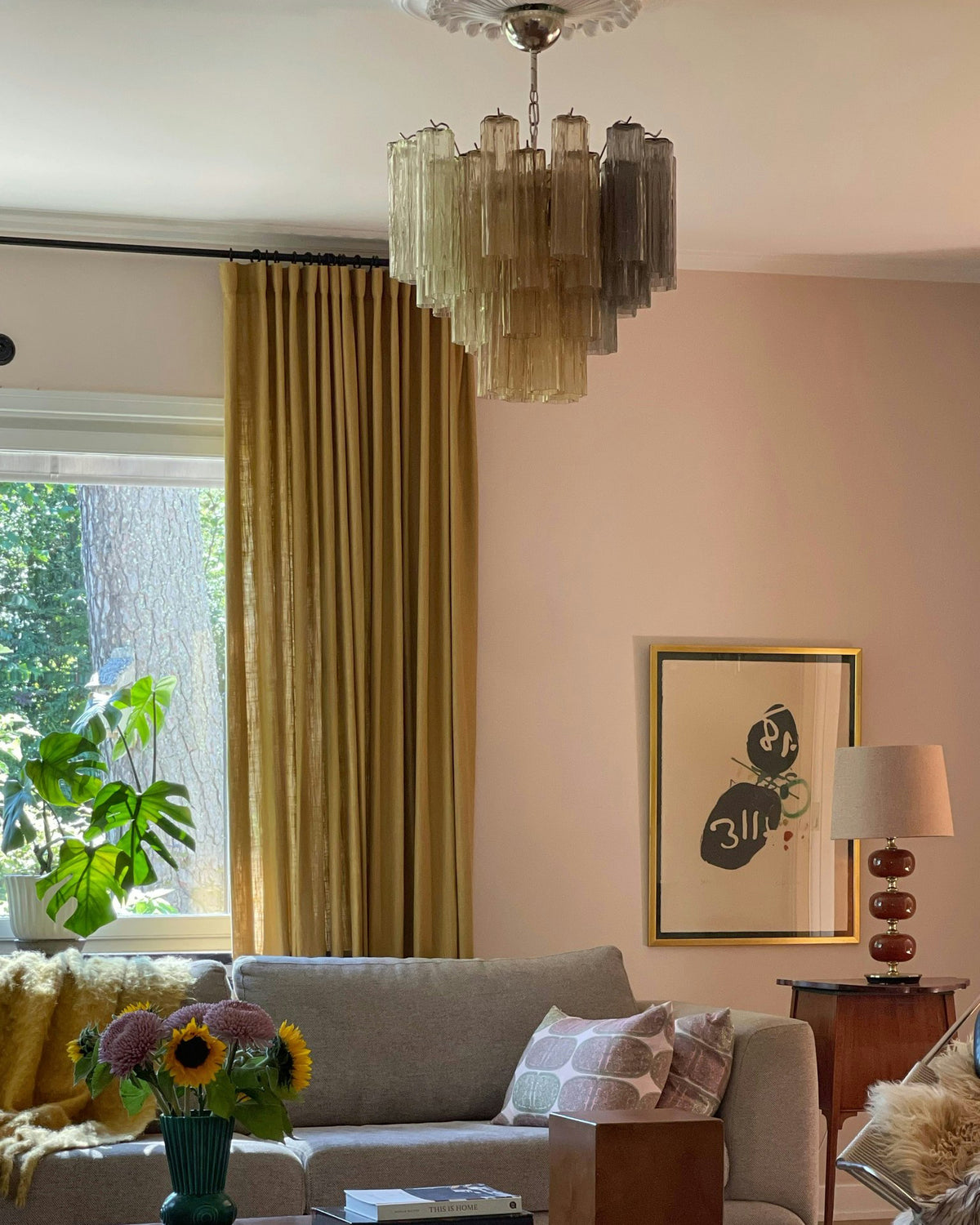 Murano glass chandelier