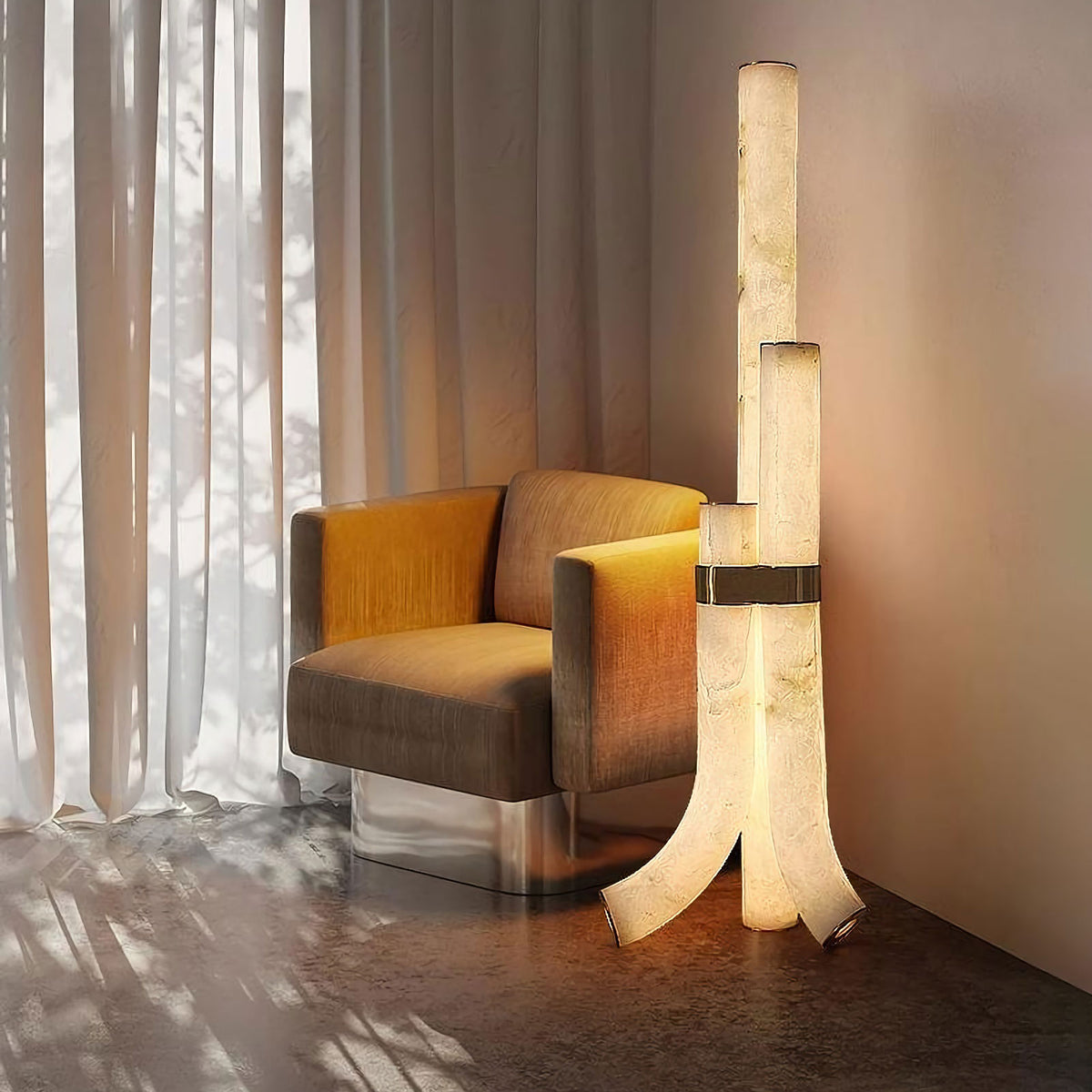 Irregular Tubular Floor lamp