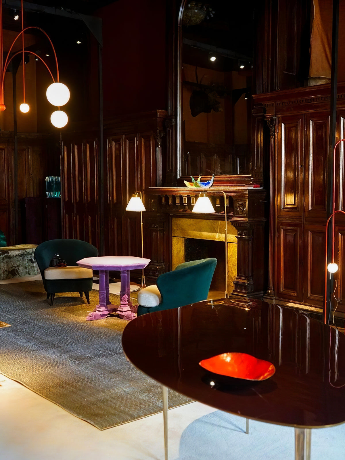 Modern Comet Chandelier