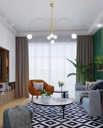 Modern Comet Chandelier