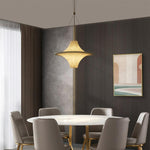 Cream Modern Dish Chandelier