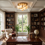 Alabaster Bubble Globe Ceiling Light - view 2 | Severn Lighting