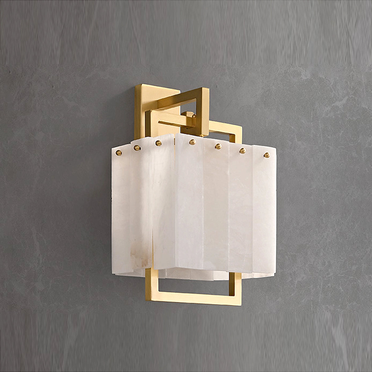 Alabaster All Copper Wall Lamp