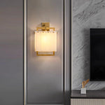 Alabaster All Copper Wall Lamp