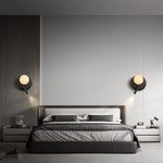 Alabaster Ball Wall Lamp