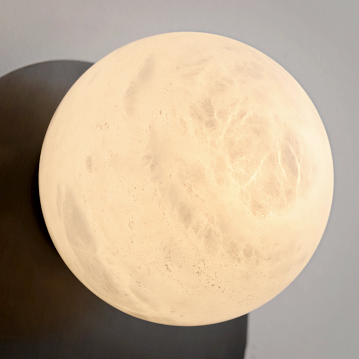 Alabaster Ball Wall Lamp