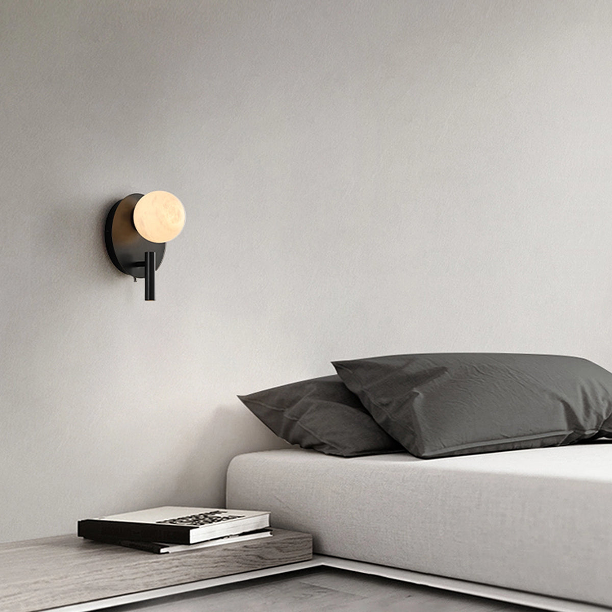 Alabaster Ball Wall Lamp