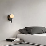 Alabaster Ball Wall Lamp