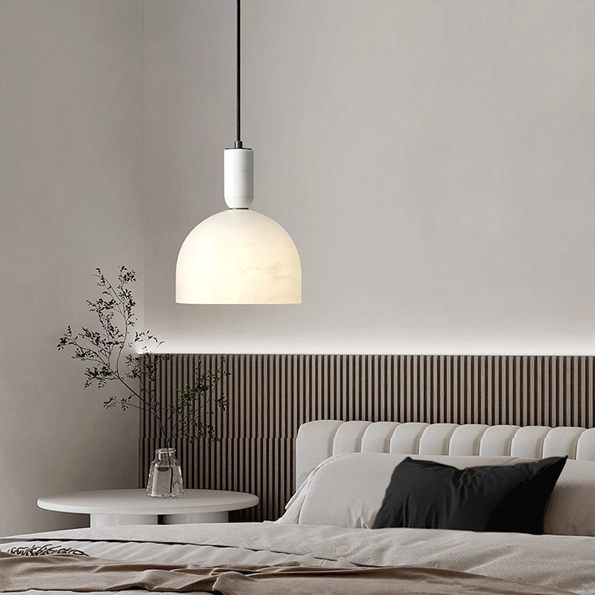 Alabaster Bedside Pendant Lamp
