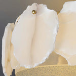 Alabaster Brass Ceiling Light