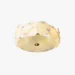 Alabaster Brass Ceiling Light