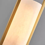 Alabaster Brass Pendant Lamp