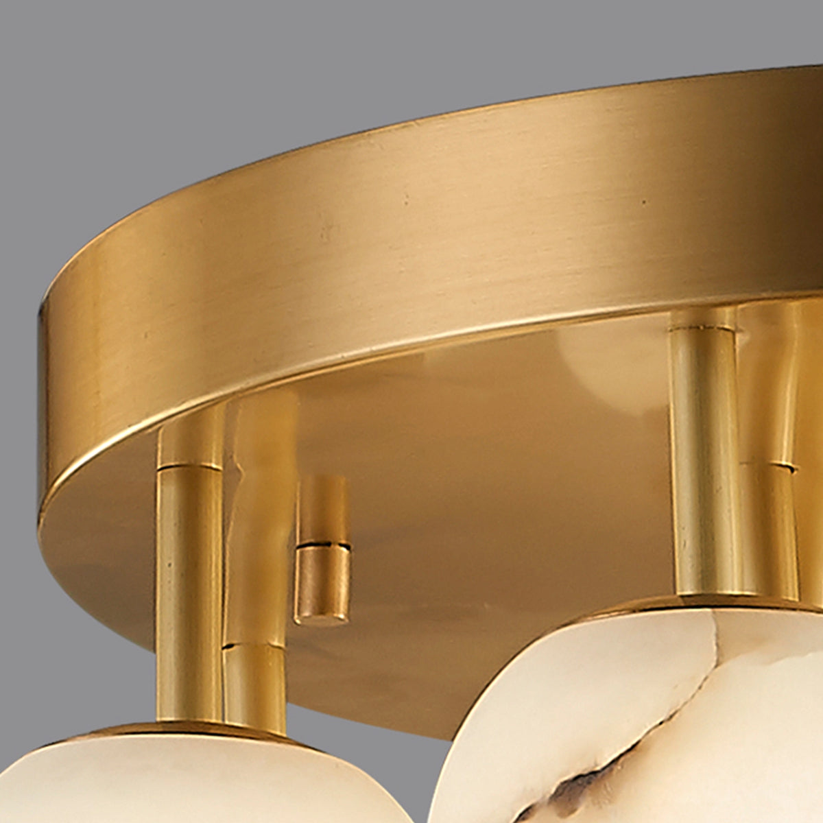 Alabaster Bubble Globe Ceiling Light