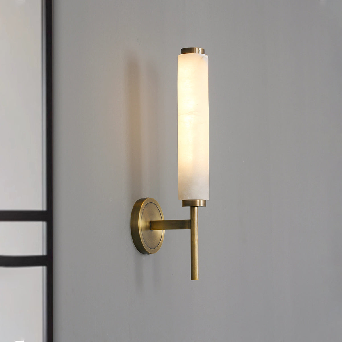 Alabaster Candle Wall Lamp