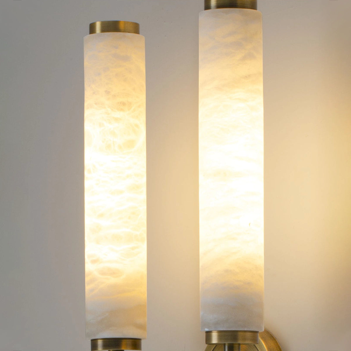 Alabaster Candle Wall Lamp
