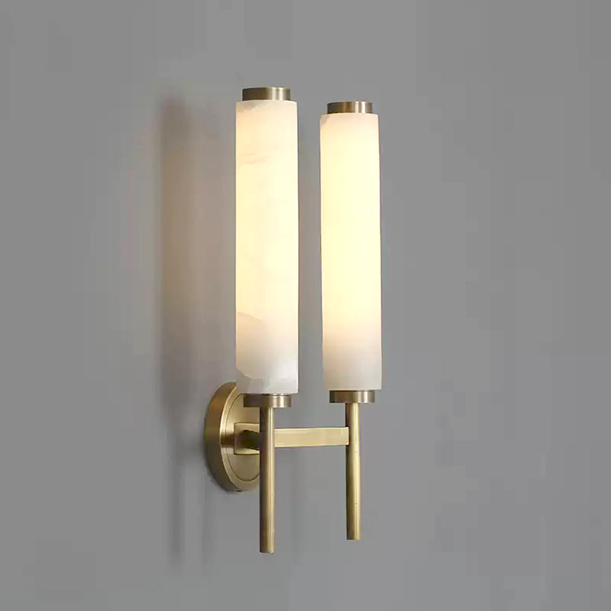 Alabaster Candle Wall Lamp