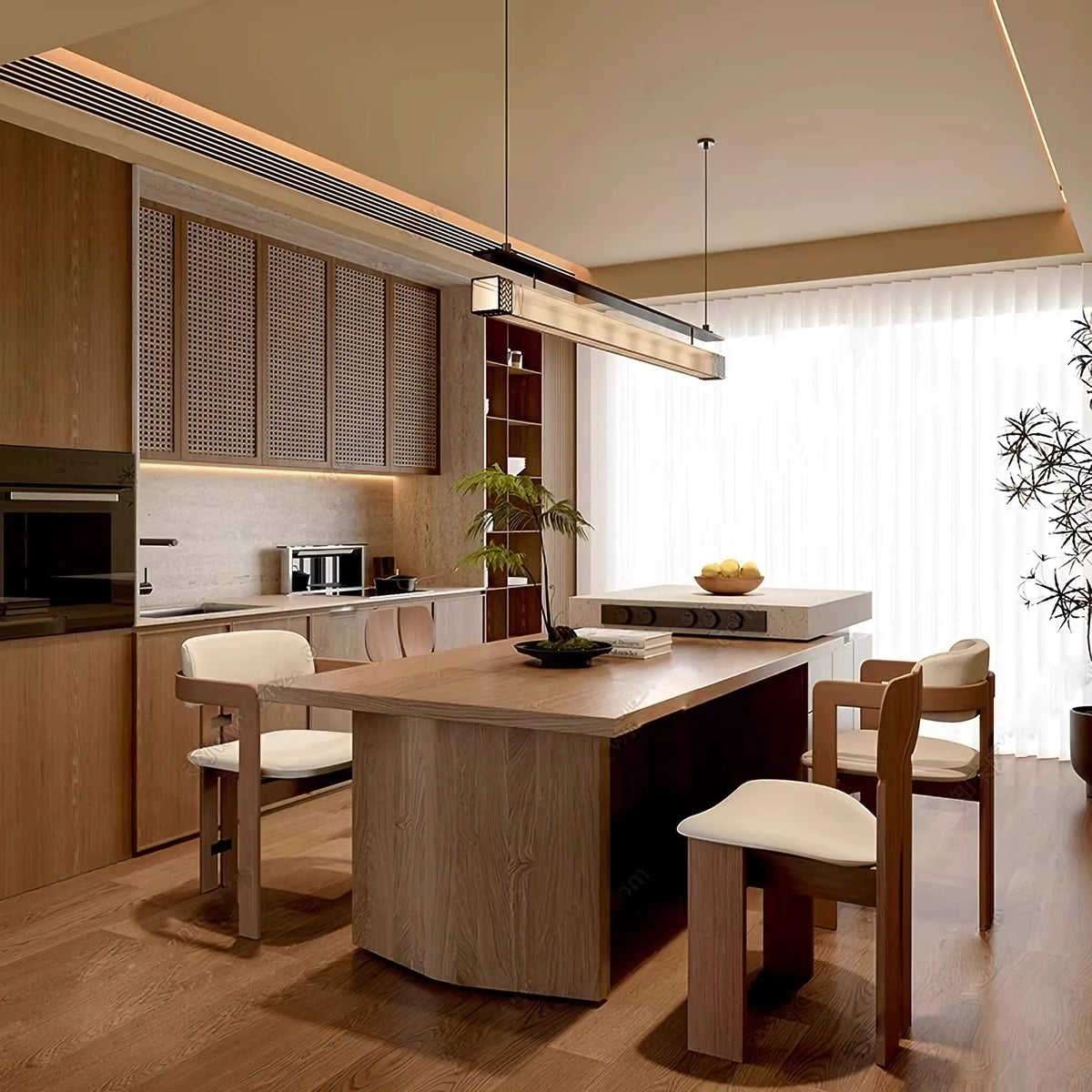 Chinese style long Pendant Light