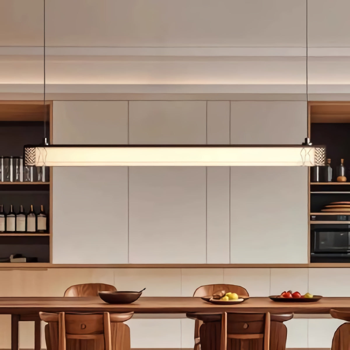 Chinese style long Pendant Light