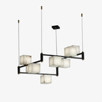Alabaster Cubic Dining Pendant Chandelier