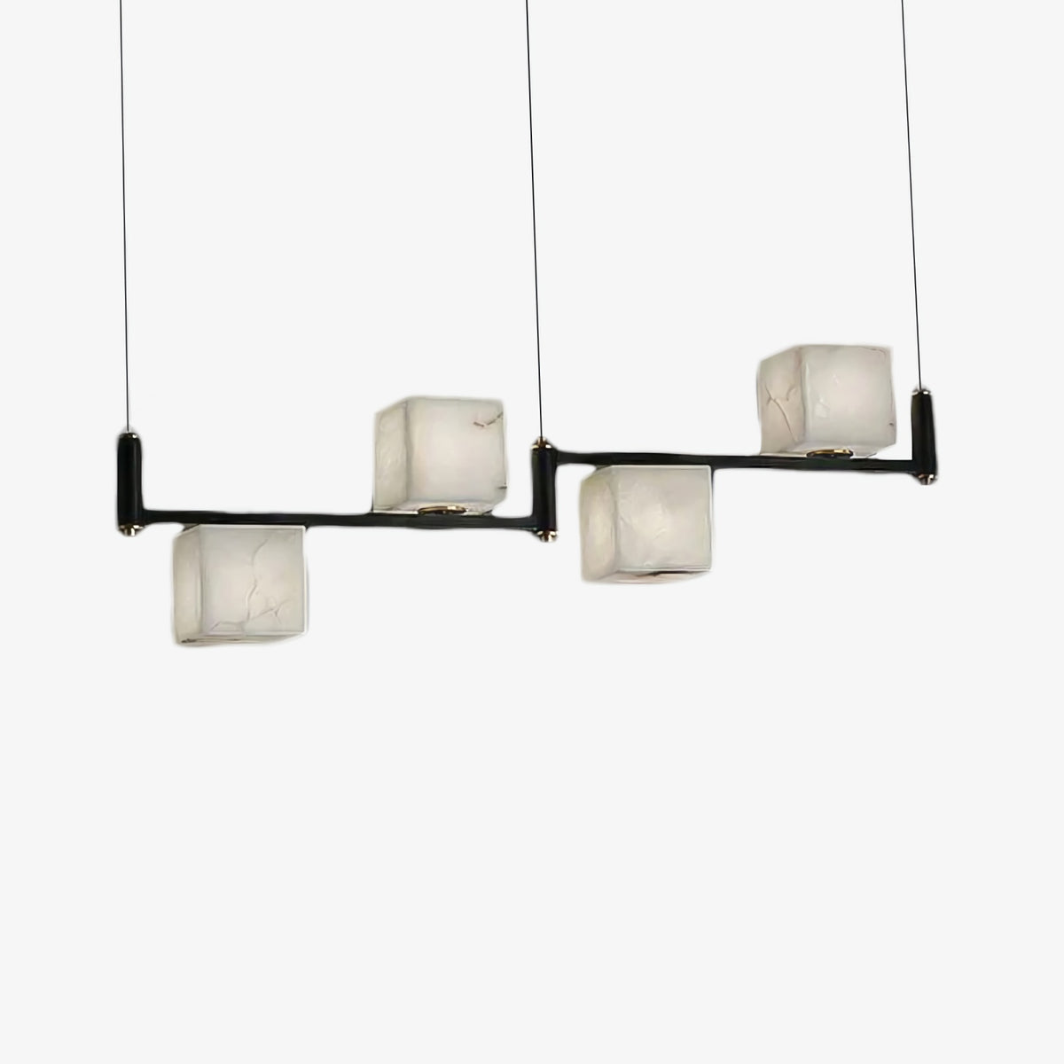 Alabaster Cubic Dining Pendant Chandelier
